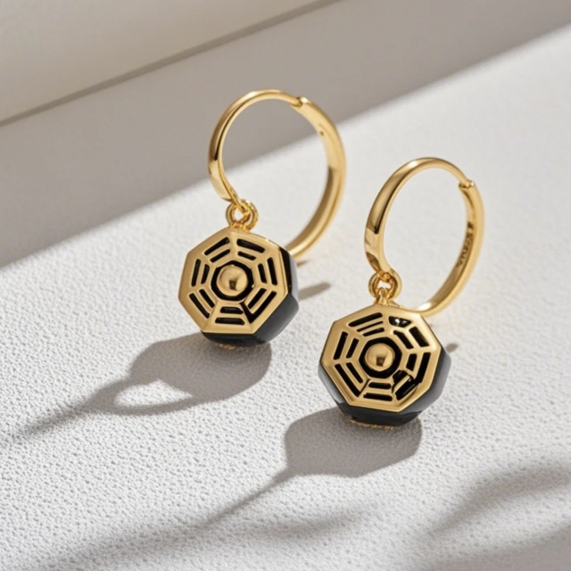 Bagua Protection Earrings